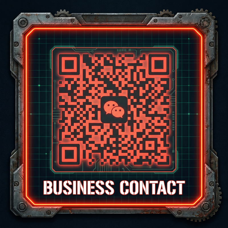 高清3D动漫商务微信二维码